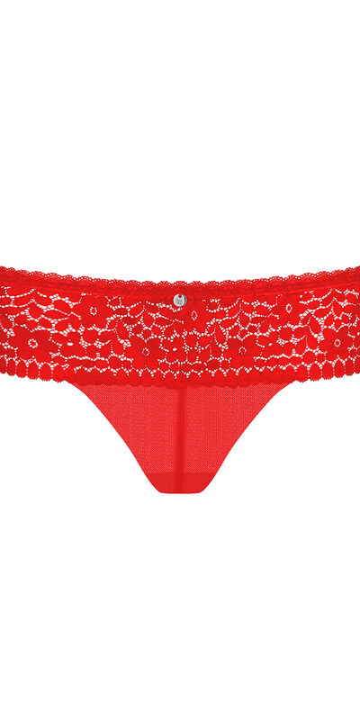 BLOSSMINA  LIFT Bragas con encaje rojo y colgante, elegantes y seductoras