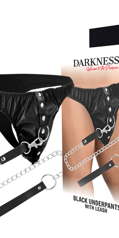 TANGA DE SUBMISSÃO Lingerie com corrente para jogos íntimos