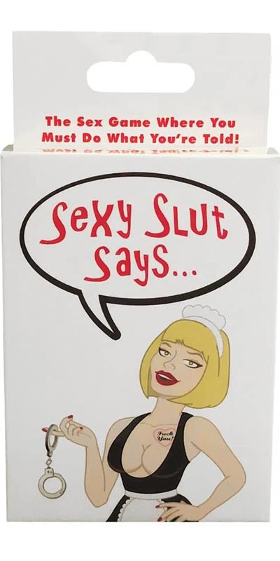 SEXY SLUT SAYS Erotic Card Game for Couples to Spark Creativity