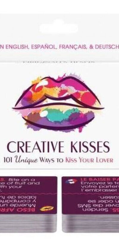 CREATIVE KISSES Board game with 101 unique ways to kiss