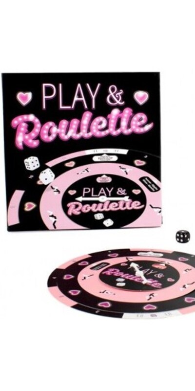PLAY Y ROULETTE Juego de mesa erótico con ruleta y dados, para parejas