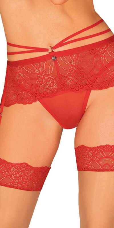 LOVENTY BODY DE ENCAJE Liguinha de renda, sensual e ajustável, com tanga incluída