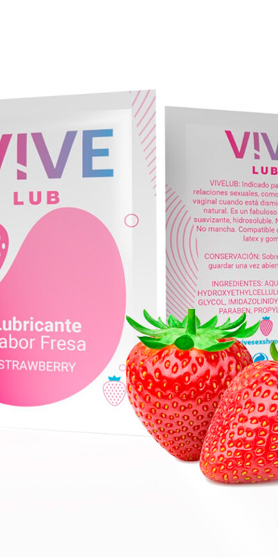 STRAWBERRIES POCKET Pocket-sized strawberry delight lubricant