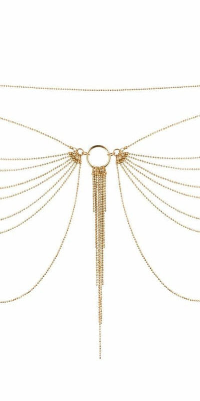 MAGNIFIQUE DOURADA Adorno dourado para cintura, acrescenta sensualidade e fantasia