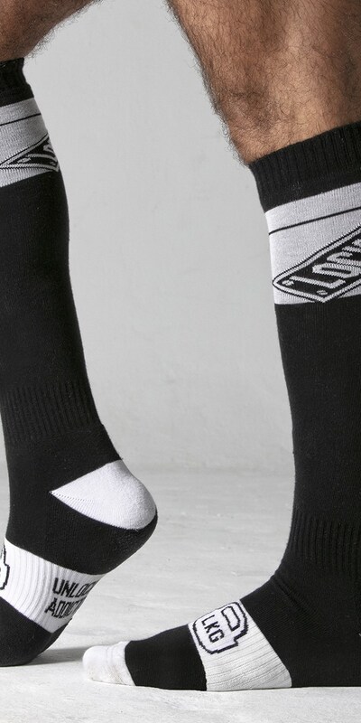 LKG Chaussettes hautes blanches Locker Gear