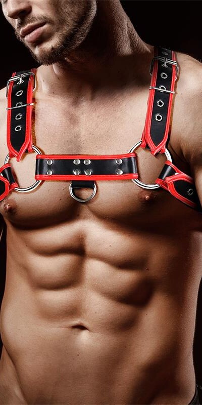 ODISEO CHESTSTRAP Odiseo Arnês Masculino para o Peito em Couro Vegano