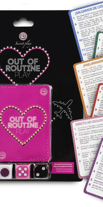 OUT OF ROUTINE PLAY Spice things up with our Couples Card Game – break free from the routine and dive into fun