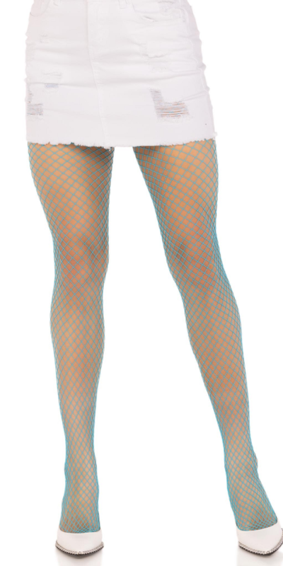 MEIAS DE REDE LYCRA AZUL Meias de rede lycra, versáteis e sensuais