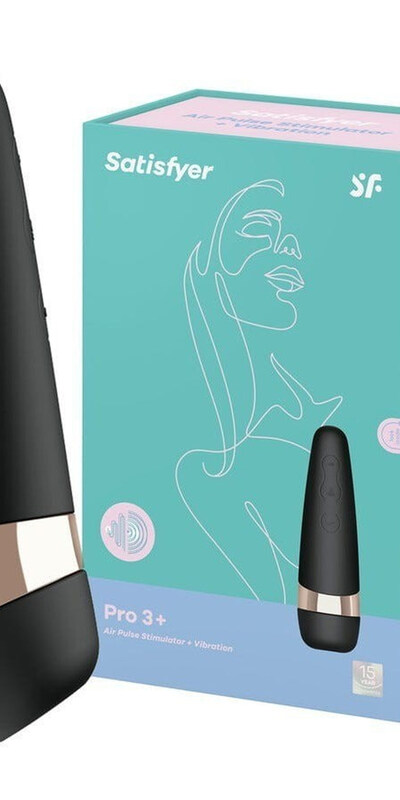 SATISFYER PRO 3 Suceur vibrant, étanche, élégant et rechargeable