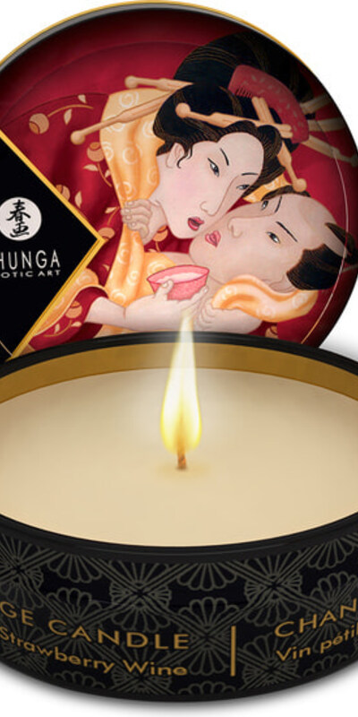 BOUGIE SHUNGA CHAMPAGNE Bougie de massage aphrodisiaque Shunga