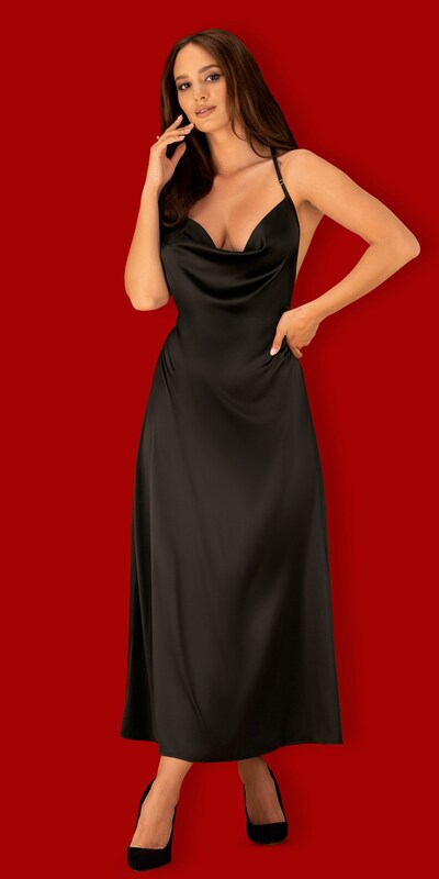 AGATYA LARGE Elegant lace slip dress with adjustable straps