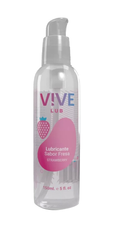 VIVE LUB DE FRESA Uno de los lubricantes con mejor sabor a fresas del mercado