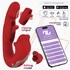 Vibrador multifunções com app, estimulação dupla e música