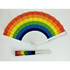 Celebrate love and diversity with our vibrant Plastic Fan, proudly showcasing the colors o