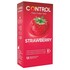 Strawberry-flavored condom; perfect for elevating your oral experiences.