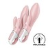 Vibrador con 12 modos, eje inflable, dual para punto g y clítoris