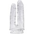 Realistic Double Dildo – Hypoallergenic, Transparent, and Body-Safe