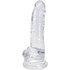 Hypoallergenic, Transparent and Realistic Dildo with Suction Cup