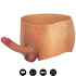 Bóxer avec pénis en silicone pour le cross-dressing masculin