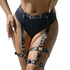 Black Leather Garter Harness: Uniquely Designed for Comfort and Style
