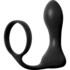 Anel e plug anal ergonómico em silicone premium, USB