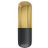 Mini bullet massajador dourado com 12 funções!