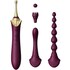 Vibratore premium con perle anali e funzione riscaldante