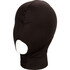 Maschera erotica regolabile con bocca aperta