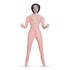 Boneca insuflável mulata com boca, vagina e ânus.