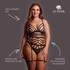 Erotic lingerie set with open straps