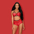 Set di lingerie in ecopelle, glamour e irresistibile