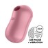 Compact Clitoral Stimulator with Vibration and Pulsing Waves