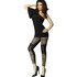 Black Leopard Print Leggings, Size S/M