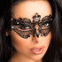 Masque en laiton avec des cristaux brillants