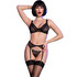 Ensemble de lingerie sensuelle en dentelle ajustable