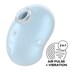 Vibratore a onde senza contatto, 12 modalità di vibrazione, ricaricabile USB, impermeabile