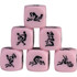 Sex dice with engraved positions for erotic games