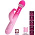 Vibrador rabbit multifunções 3 em 1 rosa