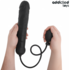 Dildo gonfiabile in silicone da 30 cm, a coste, misura regolabile