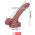 Dildo réaliste en silicone, 17 cm, stimulation intense