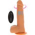 Dildo vibrador realista con perlas giratorias