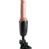 Dildo com vibrador e movimento de impulsão automática