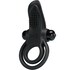 Get ready for a sensational experience with this Double Ring Vibrator + Clitoris Stimulato