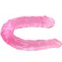 Experience double the pleasure with our translucent dual-ended dildo, designed to tantaliz
