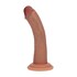 Realistic silicone dildo with suction cup