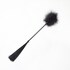 Unleash your inner desires with our seductive Black Feather Tickler & Whip Set.