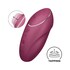 Vibrador com vibração e movimento pulsante, design ergonómico