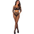 Discover our seductive fishnet stockings with adaptable, sensual lace trim. Perfect for ad