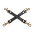 Crossed Synthetic Leather Harness for Erotic Play
