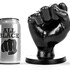 Plug anal em forma de punho para fisting, em PVC preto